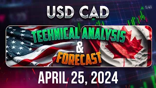 Latest USDCAD Forecast and Technical Analysis for April 25, 2024