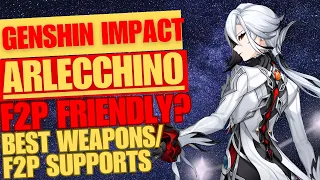 Is Arlecchino F2P Friendly or Good for Low Spenders? Genshin Impact