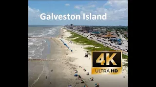 Galveston Island Texas Compilation Video Synced to Music in 4K UHD