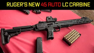 Ruger's 45 Auto LC Carbine Takes Glock Mags -- SHOT Show 2024