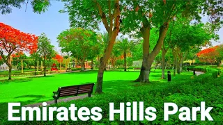 4K Dubai Emirates Hills | Emirates Hills Park | UAE