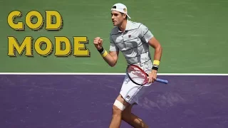 When John Isner goes GOD MODE...