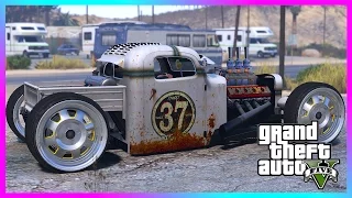 GTA 5 - GTA V Mods | Dumont Type 47 Rat Rod 1.1 Gameplay! (GTA V - PC)