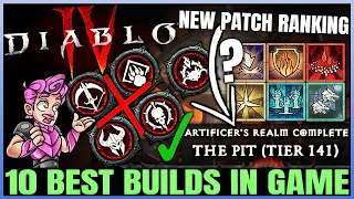 Diablo 4 - New WORLD RECORD Build - New Top 10 Best HIGHEST DAMAGE Builds in Season 4 After Patch!