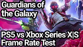 Marvel's Guardians of the Galaxy PS5 vs Xbox Series X|S Frame Rate Comparison