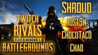 SHROUD - ALL 10 GAMES of TWITCH RIVALS PUBG Tournament  2018, May ($160k) - DEATHMATCHES!