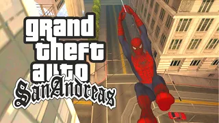 GTA San Andreas - Marvel's Spider-Man Mod, Sam Raimi Suit Gameplay