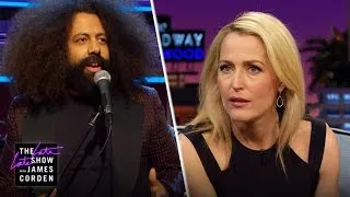 Reggie Watts' X-Files Question for Gillian Anderson