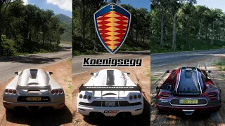 Evolution of Koenigsegg - Forza Horizon 5