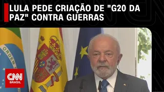 Lula faz acenos à China e pede criação de "G20 da paz" contra guerras | CNN NOVO DIA