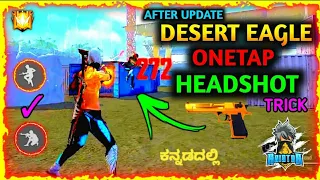 FREE FIRE KANNADA💥DESERT EAGLE HEADSHOT TIPS N TRICK😃IN KANNADA