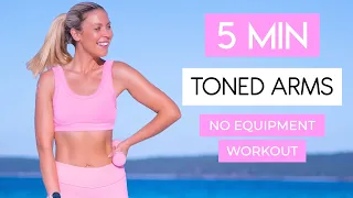 BEST TONED PILATES ARMS WORKOUT 💕 no equipment arms workout