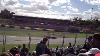 2013 Australian F1 - Alonso installation lap