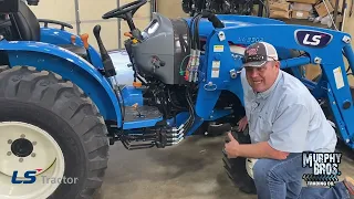 LS MT240E tractor walk around