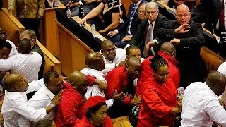 South Africa: Brawls break out during Zuma's State of the Nation address