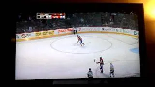 Marc Andre Fleury mocks Carey Price.