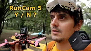 RunCam 5, обзор и тестовый полет экшн камеры для 4к сьемки