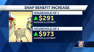 USDA announces SNAP benefits increase