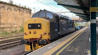 37422 At Carlisle With Two KXA WAGONS Early In The Morning!! (CLASS 37!!) | 14/9/23.