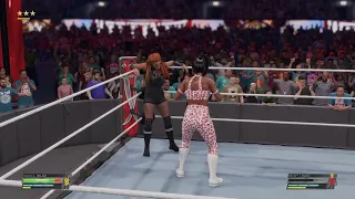 BIANCA BELAIR VS BECKY LYNCH RAW WOMEN'S CHAMPIONSHIP WRESTLEMANIA 38 - WWE 2K22