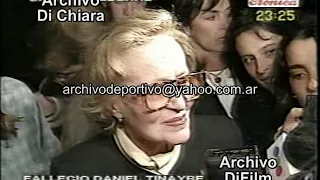 Fallecio Daniel Tinayre - nota a Goldy Silvia Legrand y Marcela Tinayre 1994 DiFilm