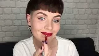 Анна Измайлова Урок макияжа: красные губы и стрелки