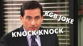 Knock knock - The Office US, KGB joke #knockknockjokes #theoffice #kgb #tvshow