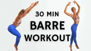 30 MIN BARRE WORKOUT - Full Body Burn, Tone, and Sculpt | No Repeat