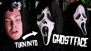 Turning into GHOSTFACE with a 25th Anniversary SCREAM Costume…