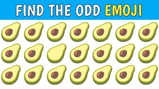 Find The Odd Emoji | Emoji Odd One Out: The Ultimate Detective Challenge!