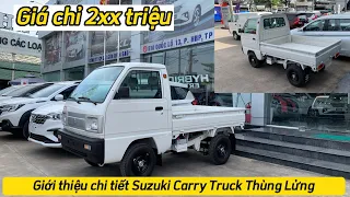 Đánh giá chi tiết xe tải suzuki carry truck thùng lửng 645kg | Giá xe tải suzuki thùng lửng 2023 |