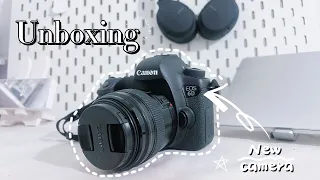 🖇 unboxing ✰ canon EOS 6D, accessories 📷 #canon #camera