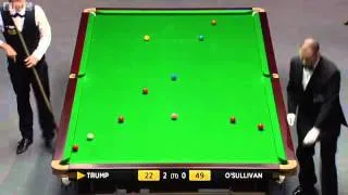 RONNIE O'SULLIVAN vs JUDD TRUMP UK MASTERS SNOOKER 2012  FRAME-3