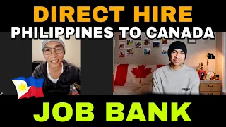 JOB BANK, DIRECT HIRE | Philippines to CANADA | SUBSCRIBER paano nakahanap ng EMPLOYER