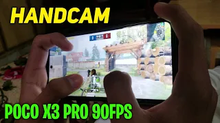 POCO X3 PRO HANDCAM PUBG TEST 90 FPS