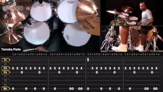 Kashmir - Led Zeppelin (drums lesson)