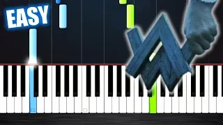 Alan Walker - Darkside - EASY Piano Tutorial by PlutaX