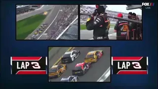 Lap 3 and Derrick Cope Crash - 2021 Daytona 500