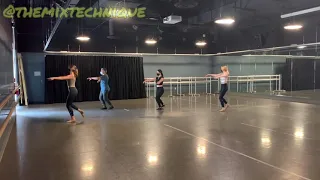 Beginning Jazz Dance Class Across The Floor: Turn Prep