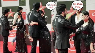 Dheeraj Dhoopar Comes Running And Hugs An Old Friend Tanvi Dogra At ITA Awards 2022