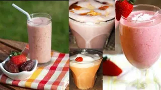 2 Best Strawberry Drinks - iftar & sahri Drinks(Summer Drinkes)Ramadan Recipes(Strawberry Drinks)