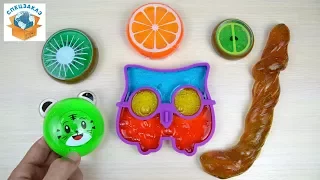 ОГОНЬ!! БОЛЬШИЕ ЛИЗУНЫ КОТИКИ И ФРУКТЫ. ЖВАЧКА ДЛЯ РУК HANDGUM SLIME | СПЕЦЗАКАЗ