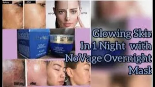 NovAge Intense Skin Recharge Overnight MaskUsage & BenefitsWrinklesGlowing skin in 1 night