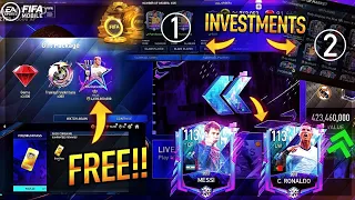 FREE! FLASHBACK 113 MESSI AND RONALDO IN FIFA MOBILE 23 | 2 METHODS/ MARKET INVESTMENTS FIFA MOBILE