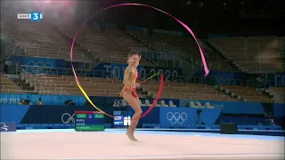 Anastasiia Salos - Ribbon Qualifications - Tokyo 2020 Olympic Games (HD)