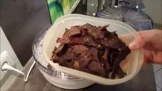 Beef Jerky Trockenfleisch selbst machen Dörrautomat