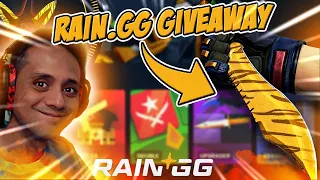 I tried rain.gg for the first time! I liked it and doing a knife giveaway!