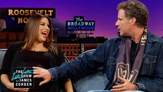 Eva Longoria Gets Parenting Tips from Will Ferrell