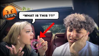 ANOTHER GIRLS LASHES IN MY CAR PRANK!! *She Cried*