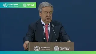 UN Secretary-General António Guterres at the Opening Ceremony of the World Climate Action Summit
